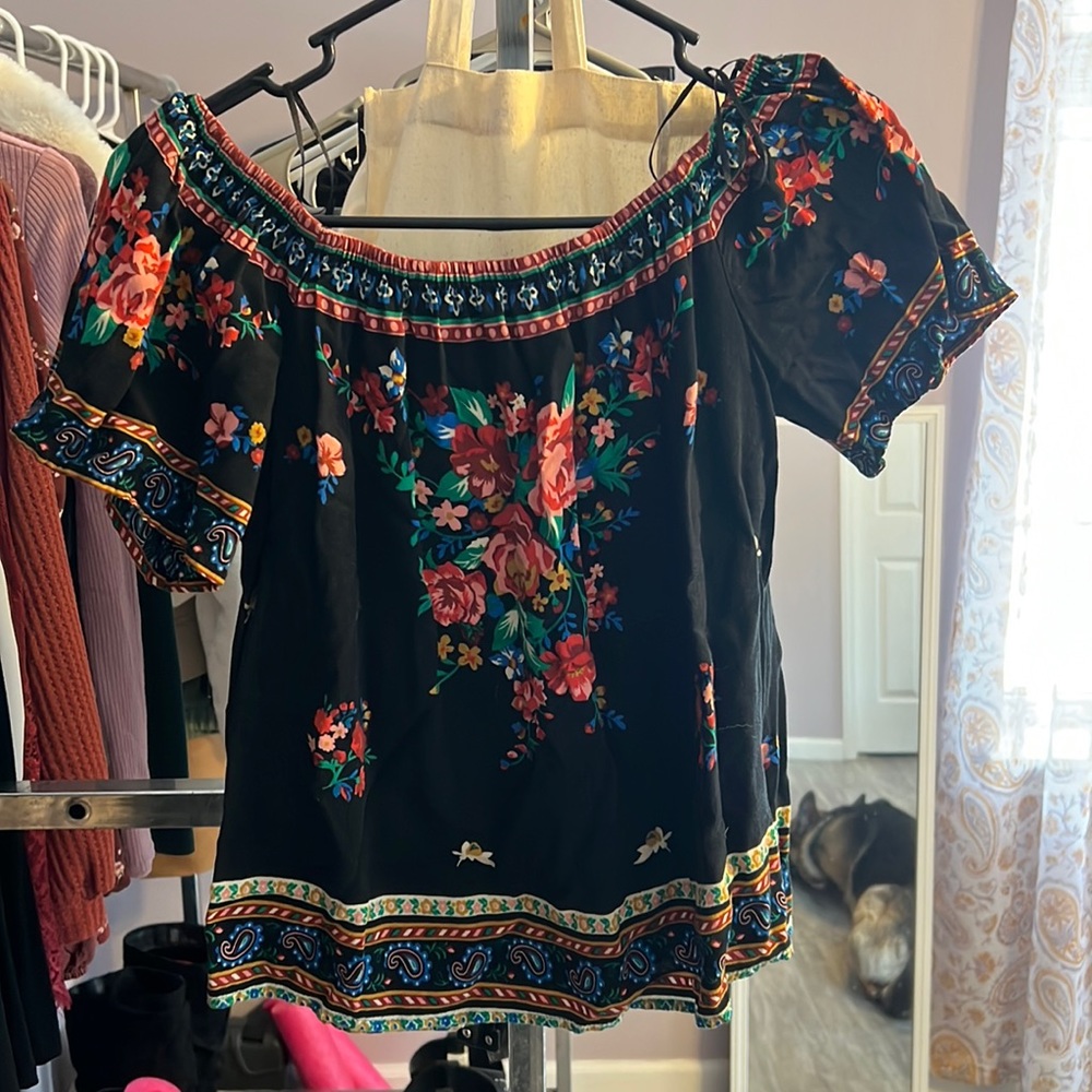 Small, off the shoulder top